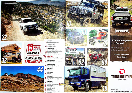 4 x 4 action