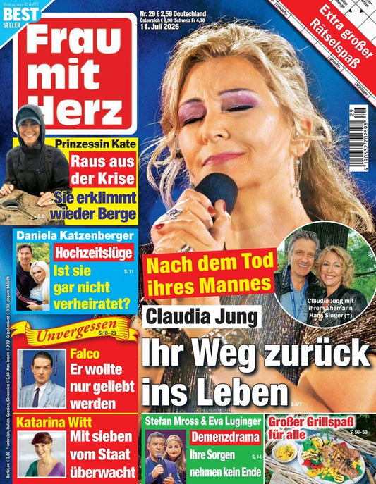 Frau mit Herz