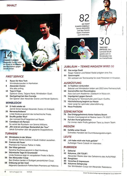tennis magazin