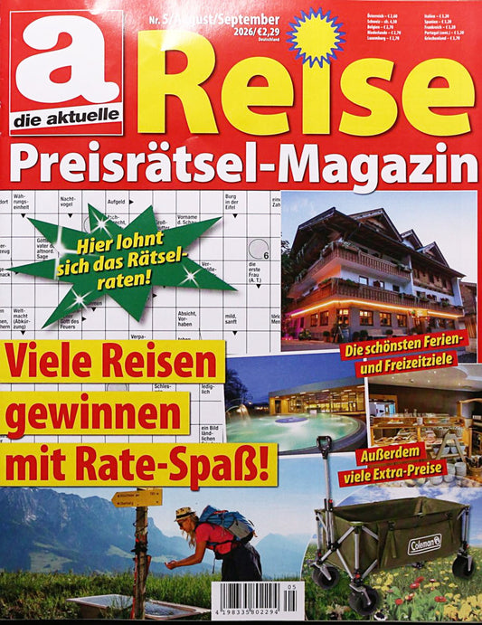 Aktuelle Reise Preisrätsel