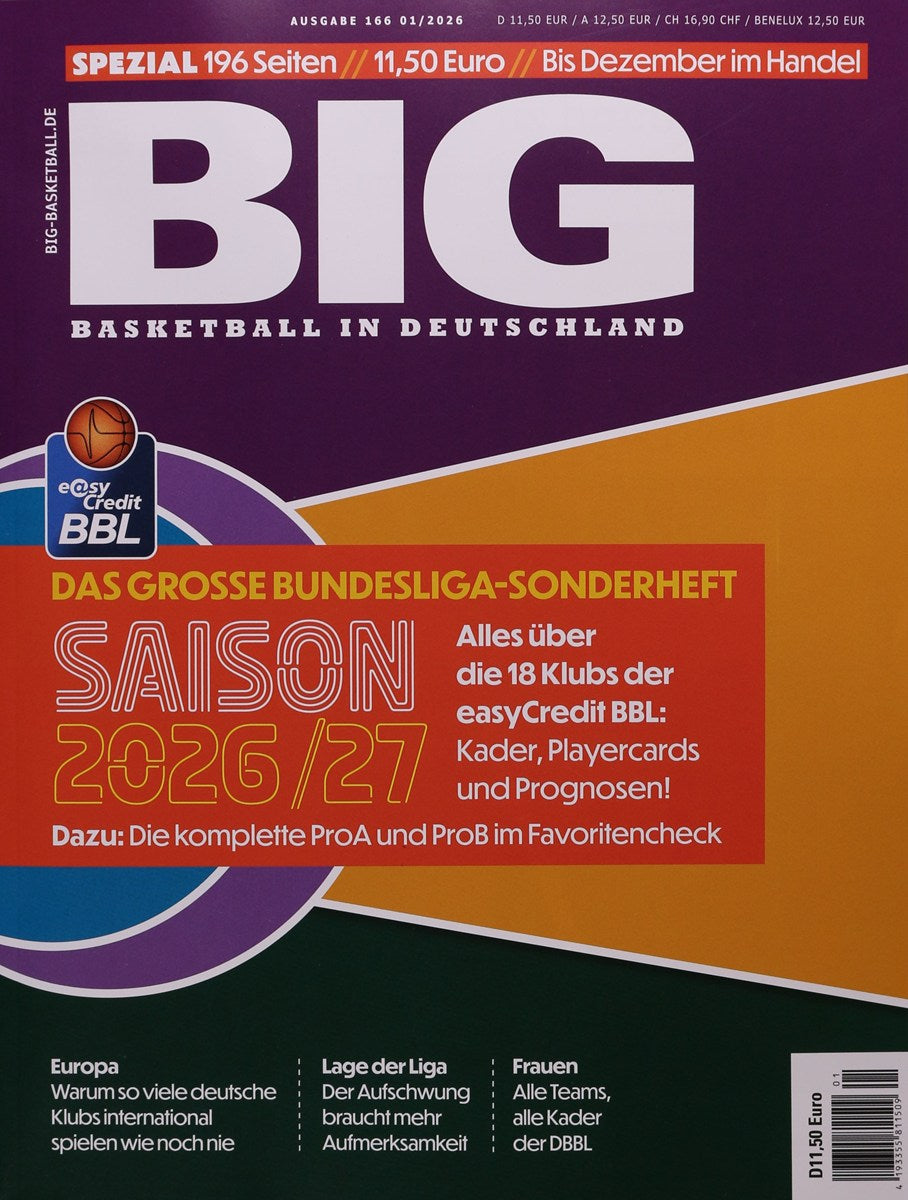 BIG Basketball Saison 2026/27