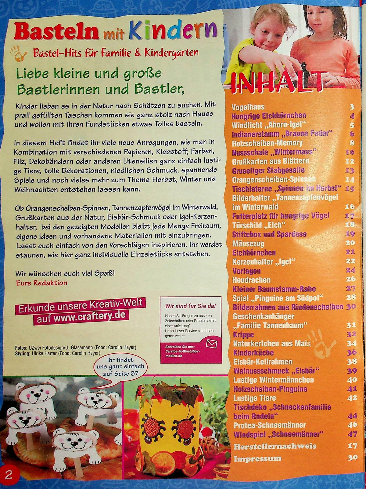 Bastelspaß mit Naturmaterialien