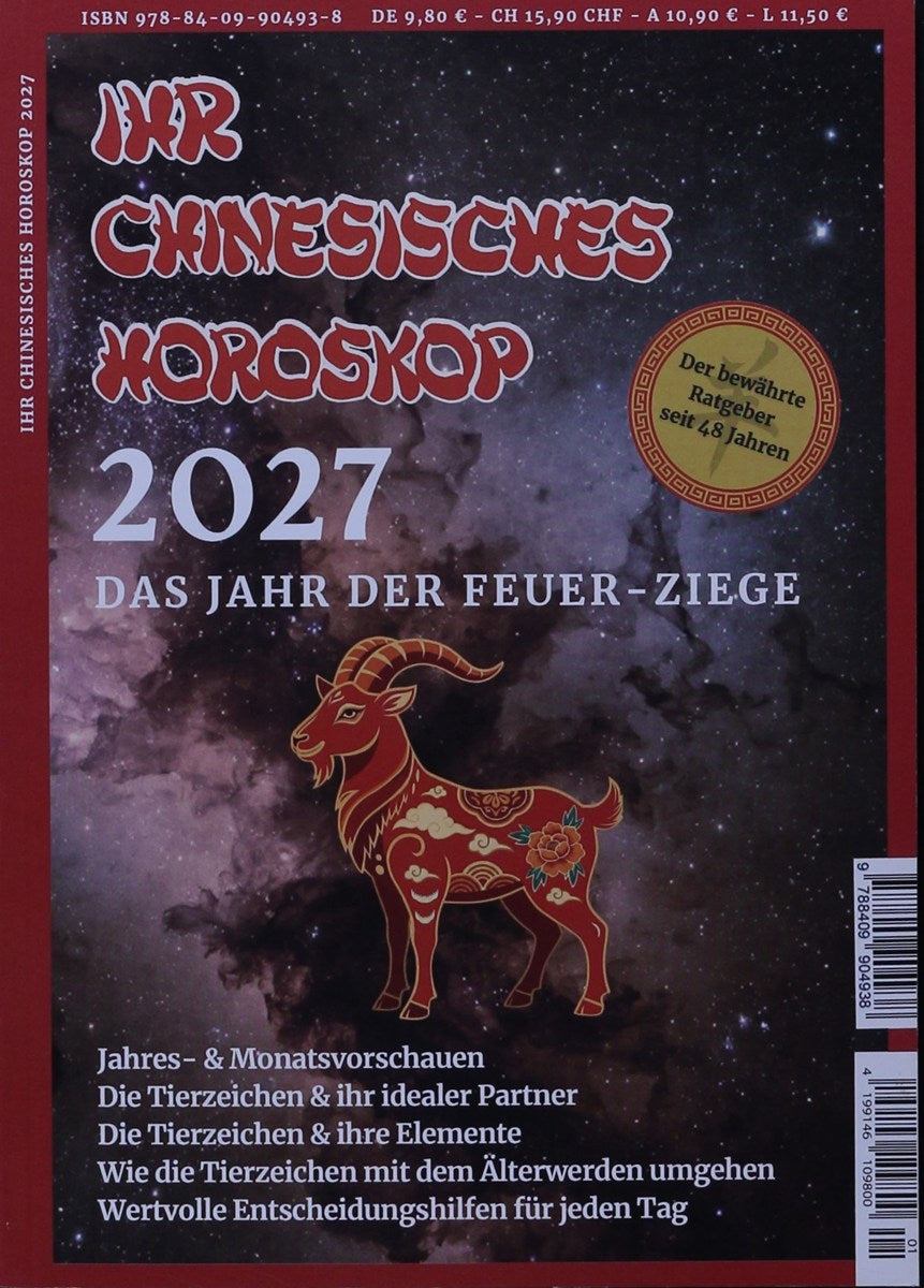 Chinesisches Horoskop 2027