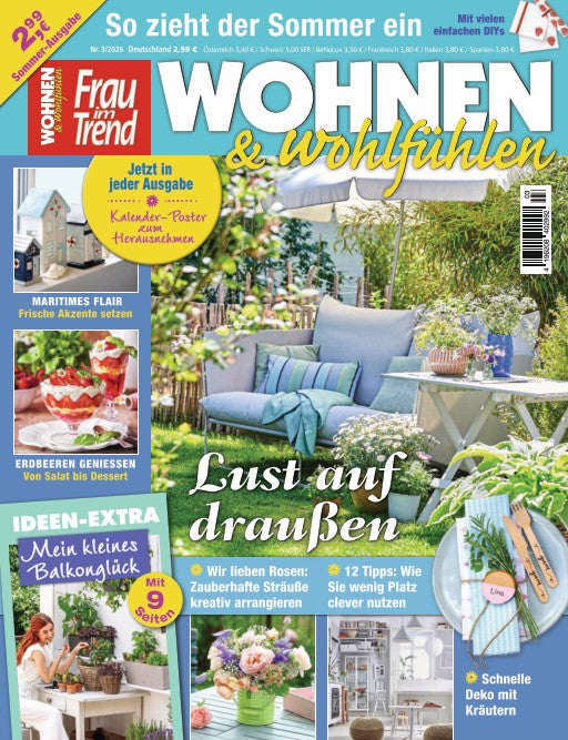Frau im Trend Wohnen und Wohlfühlen