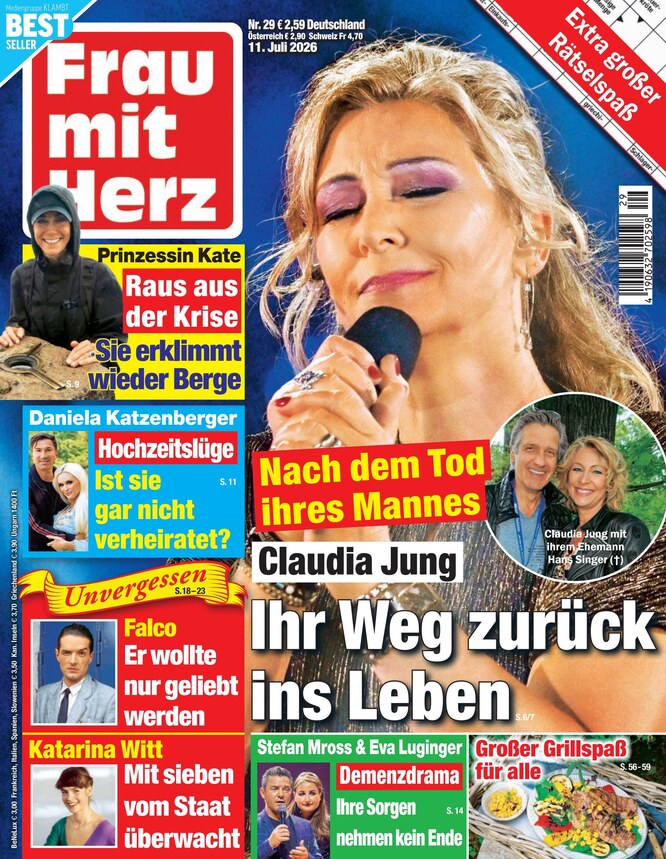 Frau mit Herz
