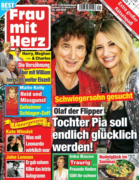 Frau mit Herz