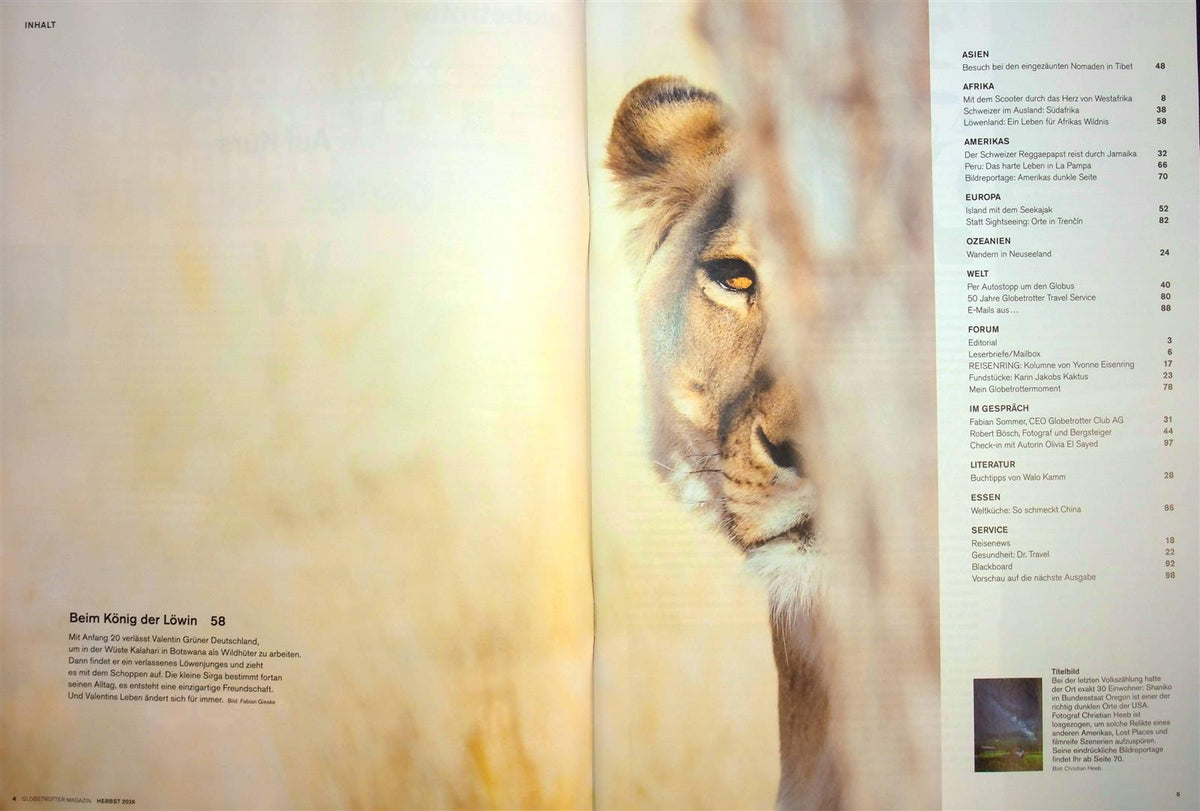 Globetrotter-Magazin Schweiz