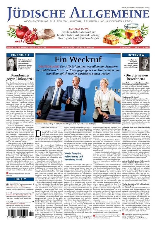 Jüdische Allgemeine Wochenzeitung