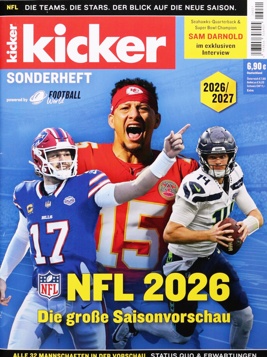 Kicker Sonderheft NFL 2026 / 2027