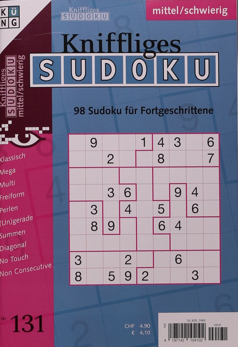 Kniffliges Sudoku