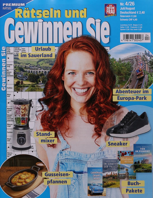 Rätseln und Gewinnen Sie
