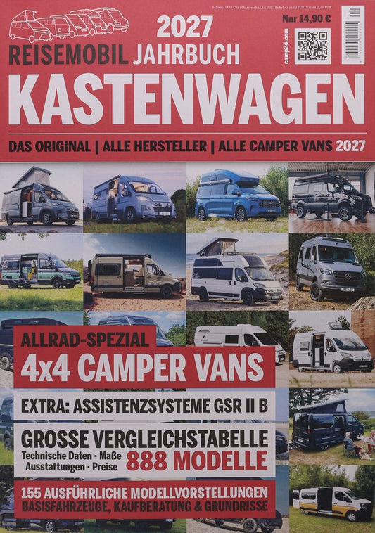 Reisemobil Jahresbuch 2027 Kastenwagen