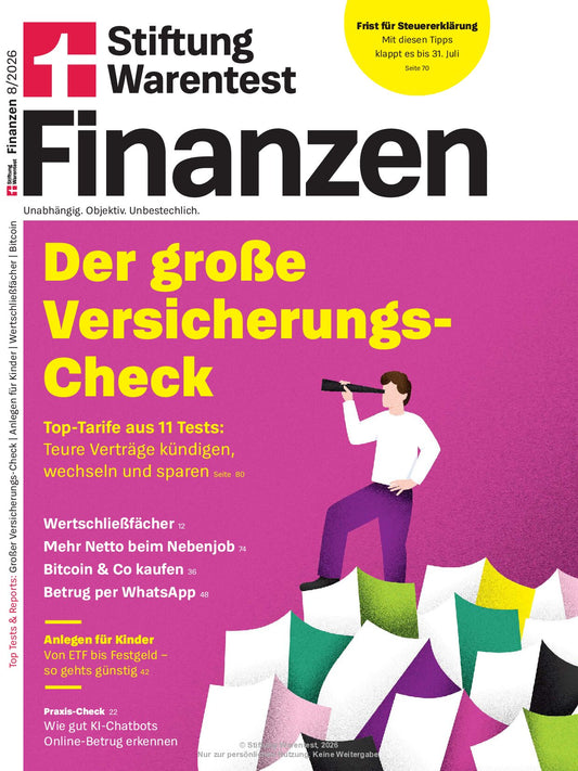 Stiftung Warentest Finanzen