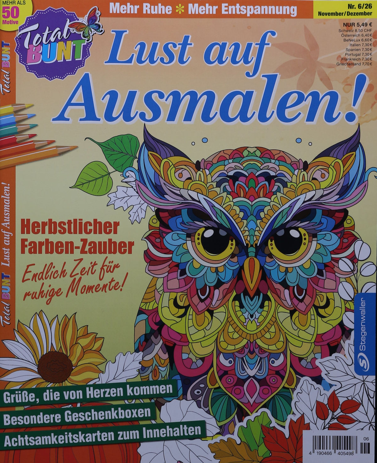 Total Bunt Lust auf Ausmalen